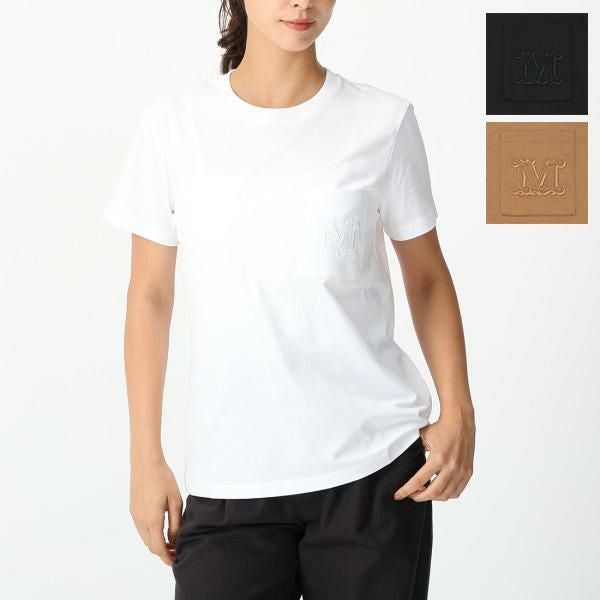 マックスマーラ MAX MARA PAPAIA パパイア カットソー 衣料品 トップス コットン レディース ホワイト系 2421946011600001M 【新品】 Max Mara（マックスマーラ） 半袖 Tシャツ PAPAIA パパイア レディース