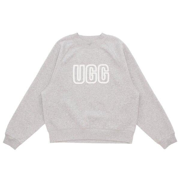 UGG アグ スウェット UGG ロゴ クルーネック スウェット ブラック