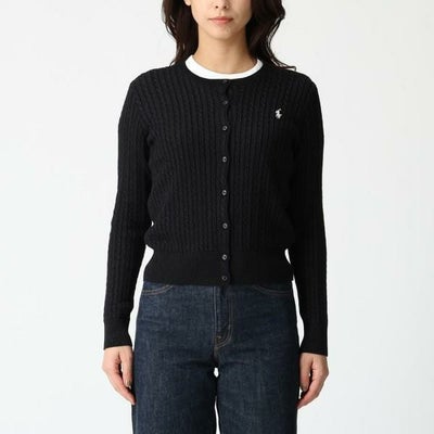 ポロラルフローレン カーディガン ボレロ ケーブルニット コットン 