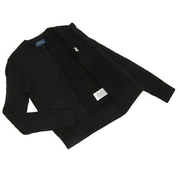 ポロラルフローレン カーディガン ボレロ ケーブルニット コットン