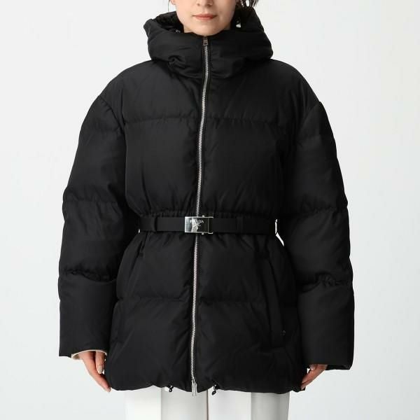 プラダ ダウンジャケット コート リナイロン トライアングルロゴ