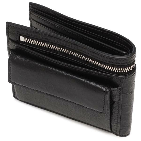 バレンシアガ 二つ折り財布 ブラック メンズ BALENCIAGA 801837 2AA9Z