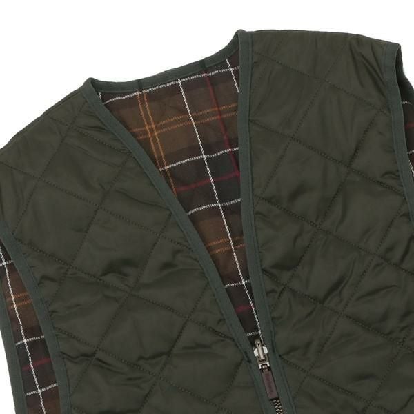 破格 Barbour ダウンベスト ダークグリーン 38 バブアー ダウンベスト ダウンジャケット コート キルティングライナー