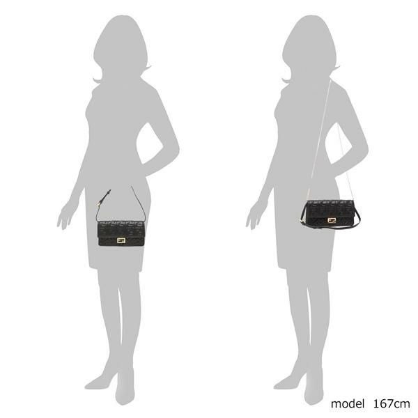 ブラックレディー フェンディ ショルダーバッグ ハンドバッグ ブラック レディース FENDI