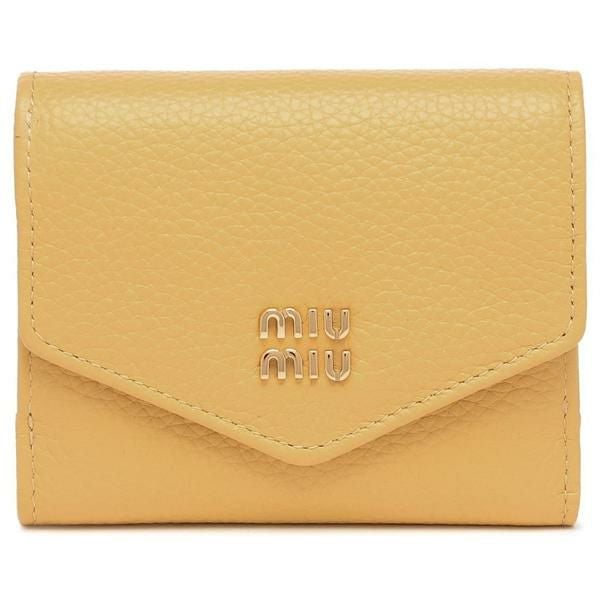 ミュウミュウ ミュウミュウ MIUMIU 折財布 三つ折り財布 5MH043 2CVX 【お取り寄せ
