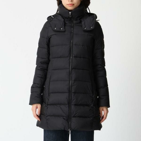 タトラス ダウンジャケット コート ポリテアマ ブラック レディース