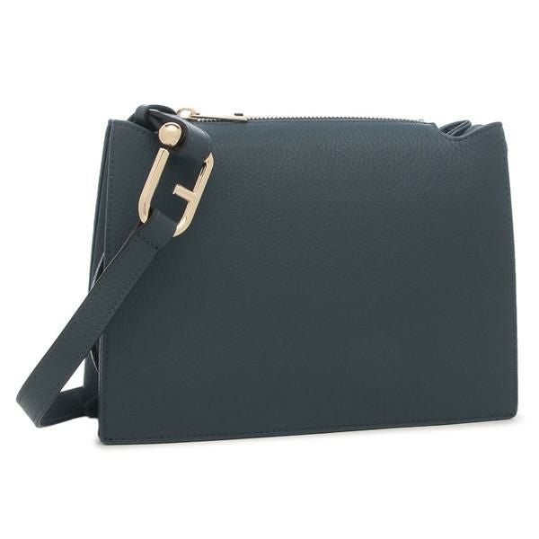 SALE!!!!■新同■　フルラ NET ネット ポシェット ショルダー バッグ レザー ブラック WE00490 【223136】★ FURLA - SALE!!!!□新同□ フルラ NET ネット ポシェット ショルダー