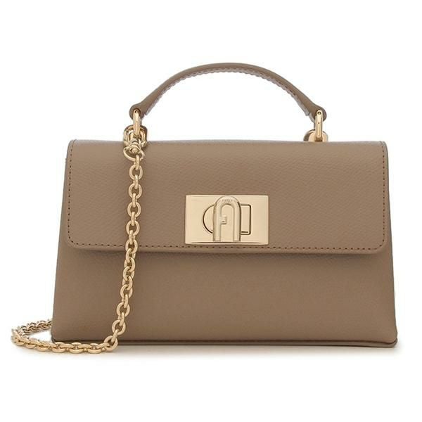 美品 FURLA フルラ ビーズバッグ シャンパンゴールド ビンテージ 希少 フルラ FURLA ハンドバッグ ショルダーバッグ リンダ ベージュ