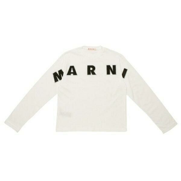 マルニ Tシャツ カットソー 子供服 ロングTシャツ ロゴ レディース