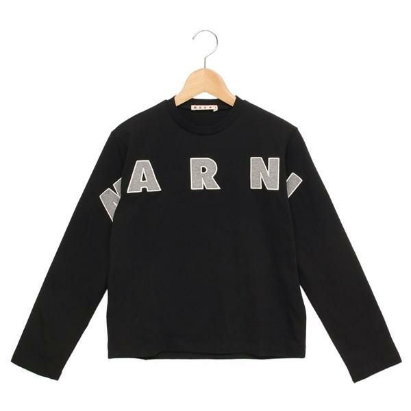 マルニ スウェット 子供服 ブラック ガールズ MARNI M01116 M00NF