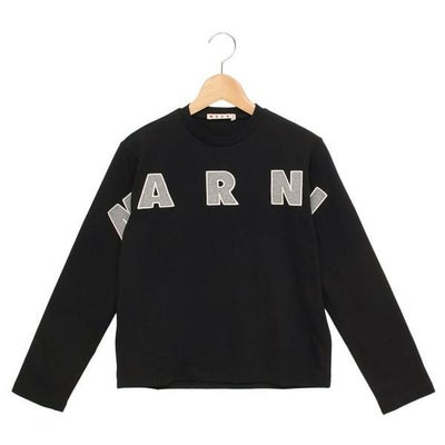 マルニ Tシャツ カットソー 子供服 ロングTシャツ ロゴ レディース 