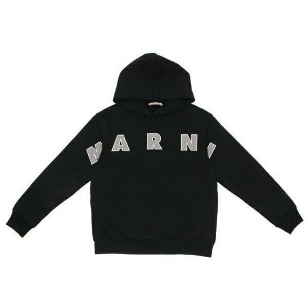 マルニ パーカー フーディー 子供服 ロゴワッペン付き レディース 大人