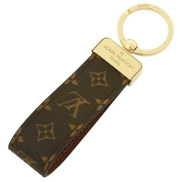 ルイヴィトン キーホルダー レディース LOUIS VUITTON M65221 ブラウン