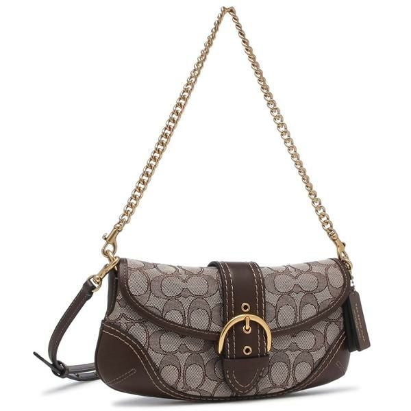 コーチ ショルダーバッグ ハンプトンズ ホーボー バッグ シグネチャー