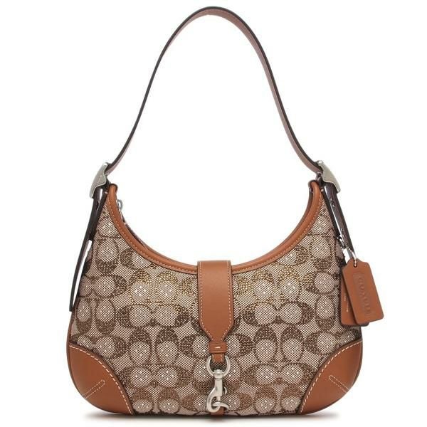 コーチ ショルダーバッグ ハンプトンズ ホーボー バッグ シグネチャー