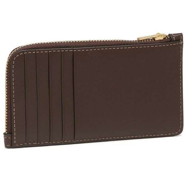 コーチ カードケース ニューヨーク ジップ ブラウン レディース COACH