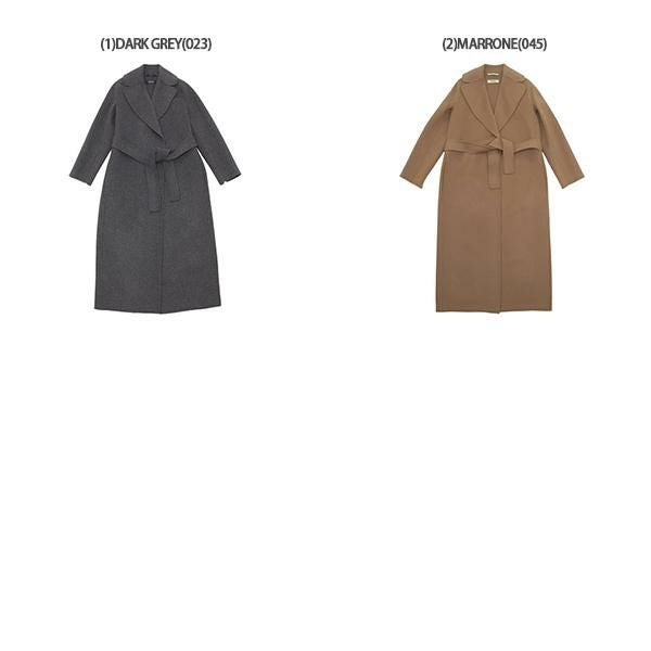 マックスマーラ コート ポルド ベルト付き レディース Max Mara