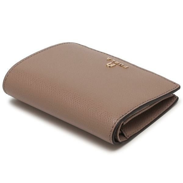 フルラ 二つ折り財布 カメリア ミニ財布 ベージュ レディース FURLA