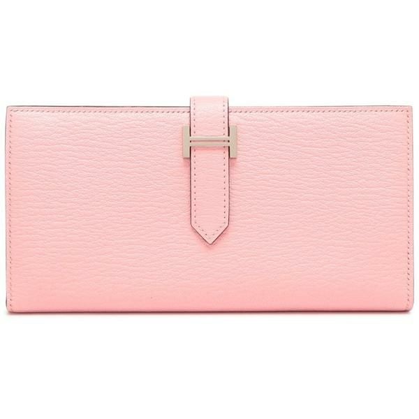 エルメス 長財布 ベアンスフレ シェーヴルミゾール K刻印 シルバー金具