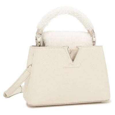 ルイヴィトン ハンドバッグ ショルダーバッグ カプシーヌミニ LVロゴ