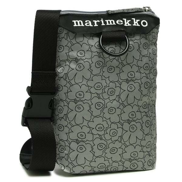 マリメッコ ショルダーバッグ ミニバッグ UNIKKO ウニッコ 花柄 グレー