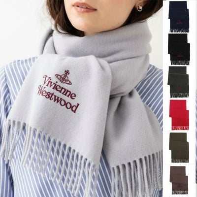 ヴィヴィアンウエストウッド マフラー ストール VIVIENNE WESTWOOD 81030007 11151 10638 W001Z 180×30 ウール レディース/メンズ 無地