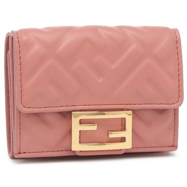 【新品】フェンディ FENDI 三折財布小銭入付き レディース 8M0395 フェンディ FENDI 財布 三つ折り財布 折りたたみ財布 小銭入れ付き
