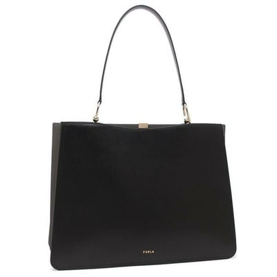 フルラ トートバッグ アガタ ブラック グレー レディース FURLA 