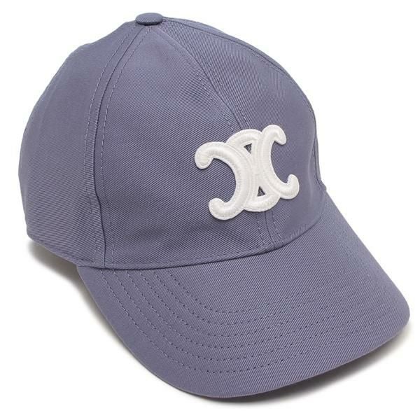 セリーヌ キャップ ベースボール トリオンフ ギャバジン ネイビー