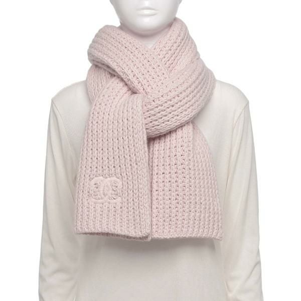 ミュウミュウ マフラー ロゴラベル ブラウン レディース MIU MIU