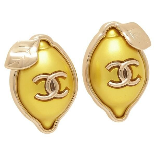 シャネル ピアス クルーズコレクション レモンモチーフ CCマーク ココ