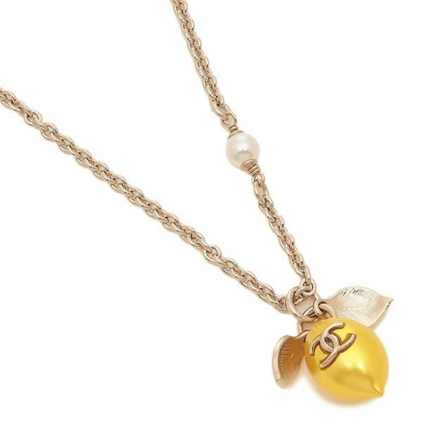 シャネル ネックレス ペンダント クルーズコレクション レモンモチーフ