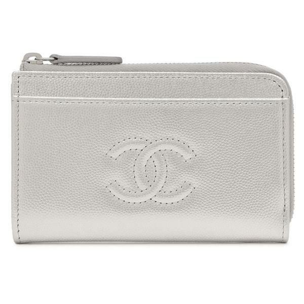 大幅値下げ✨CHANEL フラグメントケース シルバー金具 シャネル フラグメントケース カードケース ミニ財布 CCマーク ココ