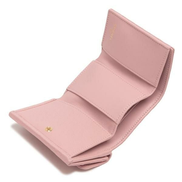 CHANEL ピンク キルティング 三つ折り財布 CHANEL 三つ折り財布 ピンク キルティング♡今週末まで♡ 【公式通販】 小物