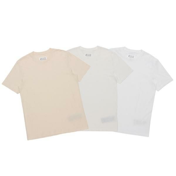 メゾンマルジェラ 3P パックTシャツ 3枚セット 4ステッチ ホワイト