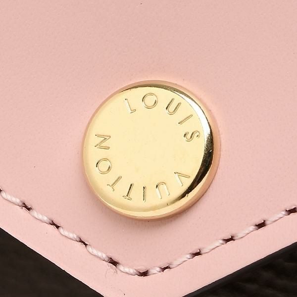 ルイヴィトン 財布 LOUIS VUITTON M62933 モノグラム ポルトフォイユゾエ ミニ財布 レディース 三つ折り財布 ローズバレリーヌ 茶色 詳細画像