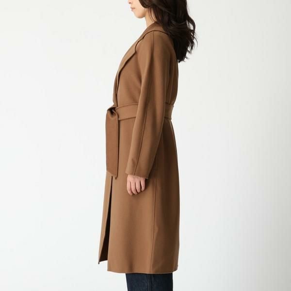 マックスマーラ コート クレス ウール カシミヤ シルク ダブルフェイス