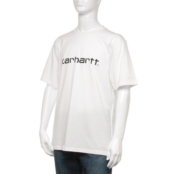 カーハート Tシャツ カットソー スクリプトTシャツ ロゴ ホワイト