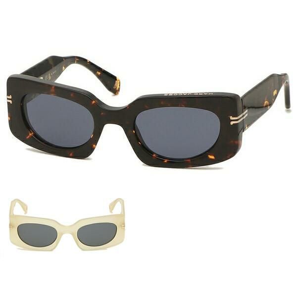 MARCJACOBS サングラス メタル ツィスト ラウンド インターナショナル MARC JACOBS - MARCJACOBS サングラス メタル ツィスト ラウンド