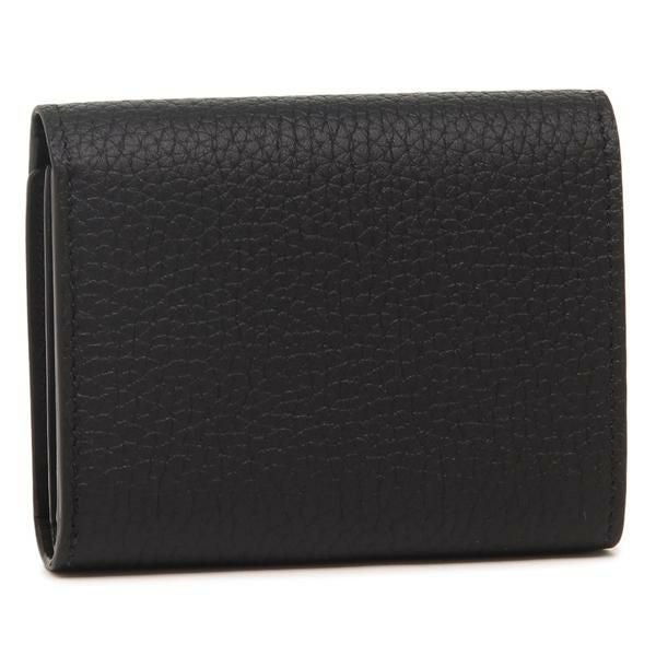 極美品 現行 ルイヴィトン ポルトフォイユ カプシーヌ タイニー 折り財布 黒 LOUIS VUITTON（ルイ・ヴィトン） 二つ折り財布 ポルトフォイユ