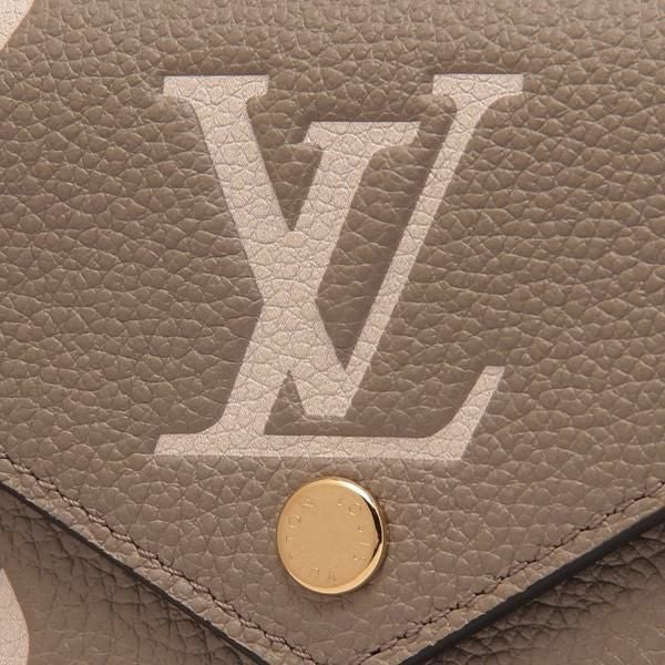 【ひよちく】ルイヴィトン　スクレットコンパクト 　テール　ブラウン louis-vuitton--