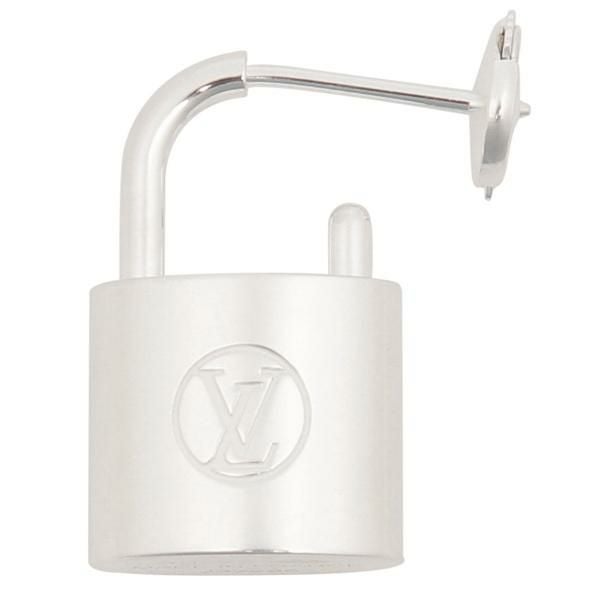LOUIS VUITTON ルイヴィトン ピアス シルバー 片耳 ルイヴィトン ピアス シルバー ロックイット シングルピアス 片耳用