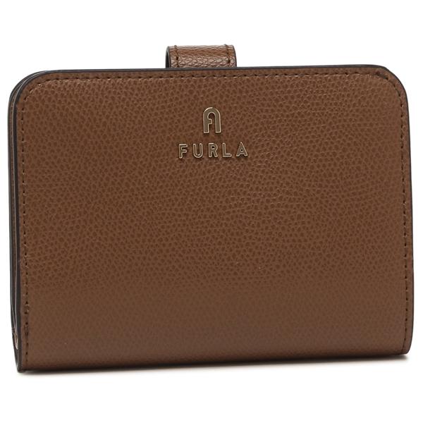 フルラ 二つ折り財布 カメリア S ミニ財布 ブラウン レディース FURLA