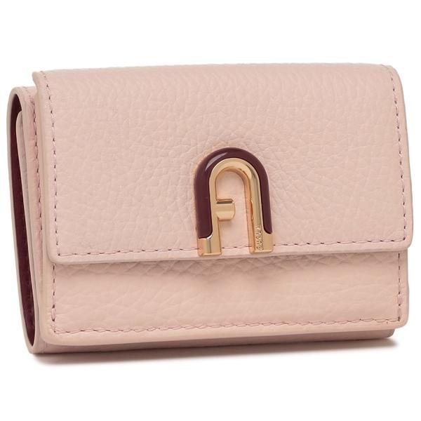 FURLA フルラ 二つ折り財布 ピンクベージュ ミニ財布 フルラ ミニ財布 ピンク FURLA フルラ 二つ折り財布 ピンクベージュ