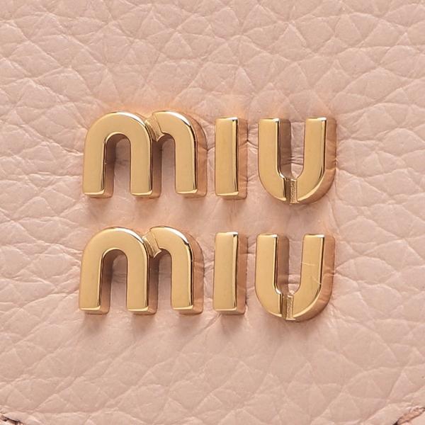 ミュウミュウ 二つ折り財布 ヴィッテロダイノレザー 三つ折り財布