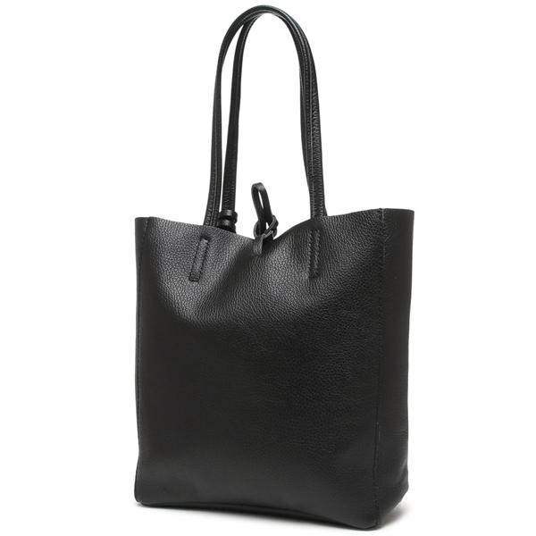 マーロン トートバッグ ショッパー ビッグ メタリック ラメ ブラック