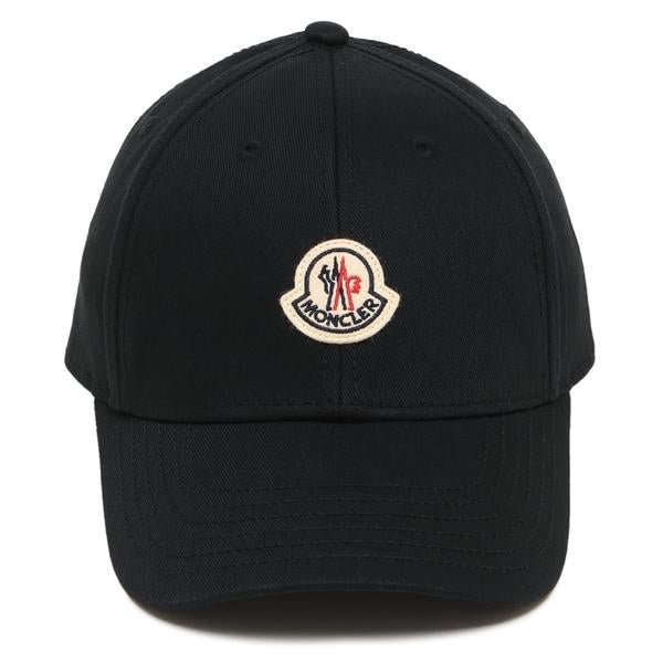モンクレール キャップ 帽子 ベースボール キャップ ブラック メンズ