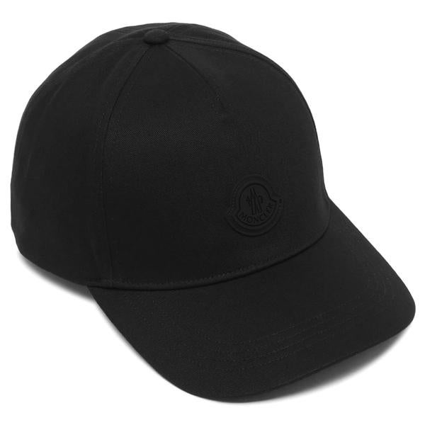モンクレール キャップ 帽子 ベースボール キャップ ブラック メンズ