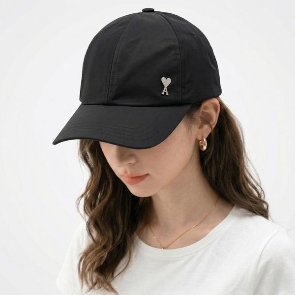 【新品同様】AMI PARIS アミパリス キャップ ブラック 黒 AMI Alexandre Mattiussi アミパリス AMI PARIS キャップ 帽子 AMI DE