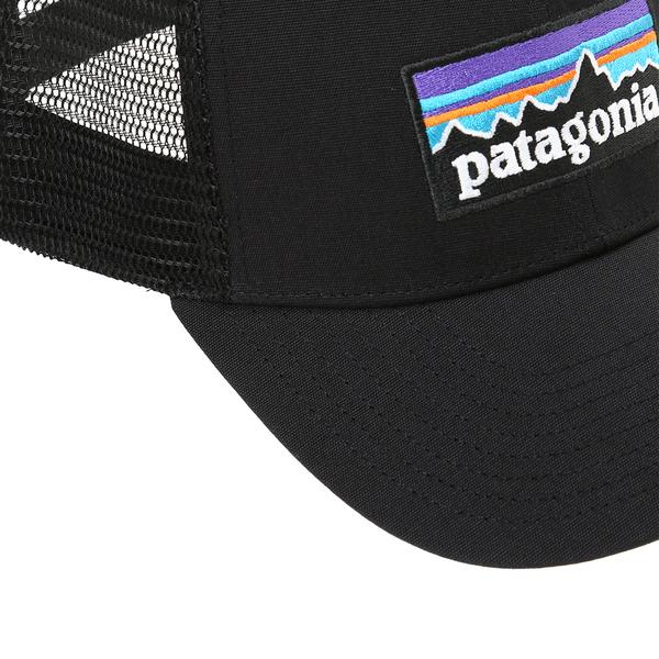 パタゴニア キャップ P-6ロゴ トラッカーハット メッシュCAP ブラック